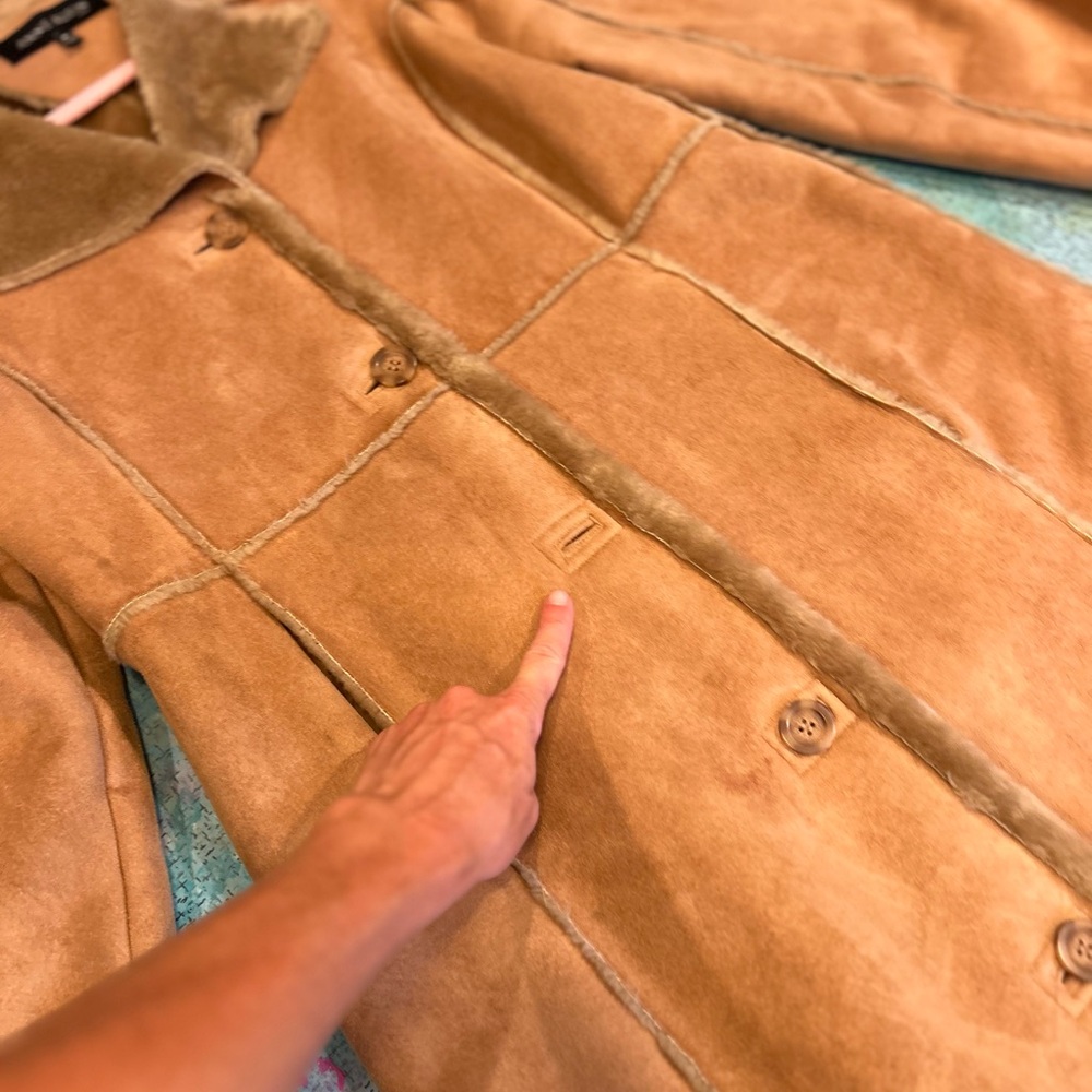 SOFT Suede &Fur Coat - Picture 16 of 16